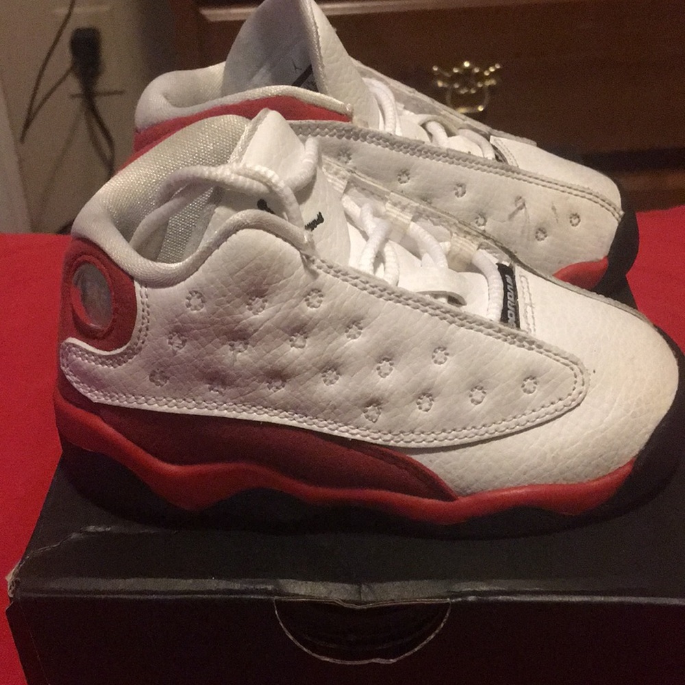 Jordans 8c Red And White